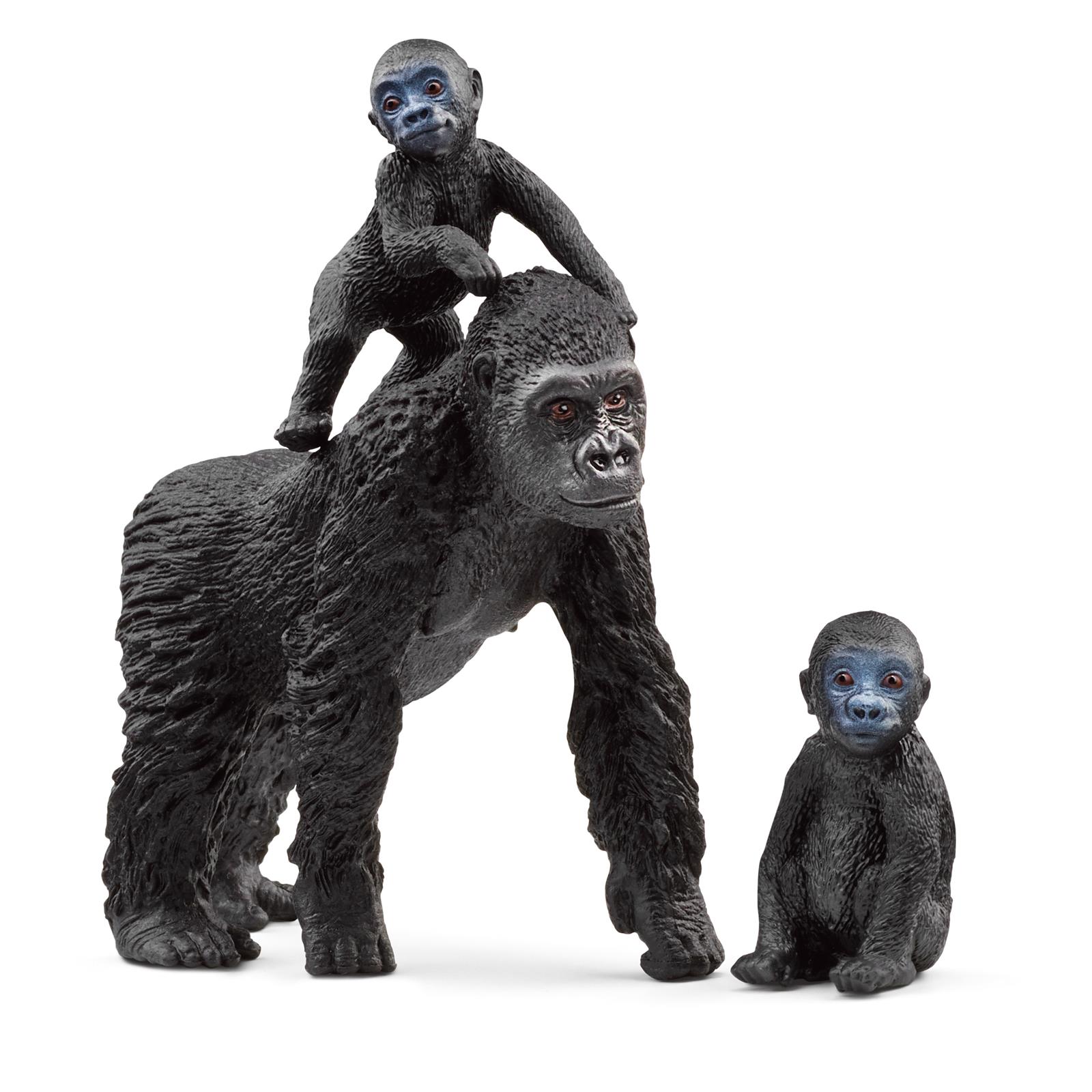 Schleich Wild Life Flachland Gorilla Familie 42601
