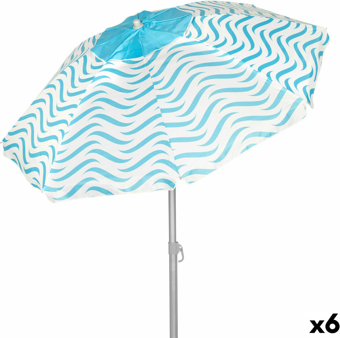 Sonnenschirm Aktive Blau Ø 200 cm 200 x 190 x 200 cm (6 Stück)