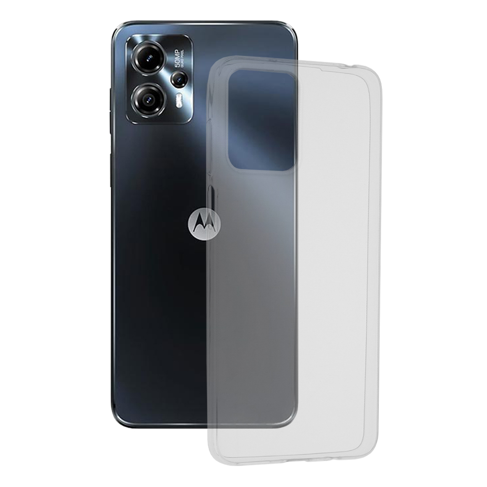 Techsuit Clear Silicone Back Cover obal pre Motorola Moto G53 / Moto G23 / Moto G13 - Transparent