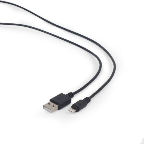 gembird USB-Synchronisierungs- und Ladekabel, schwarz, 2 m CC-USB2-AMLM-2M
