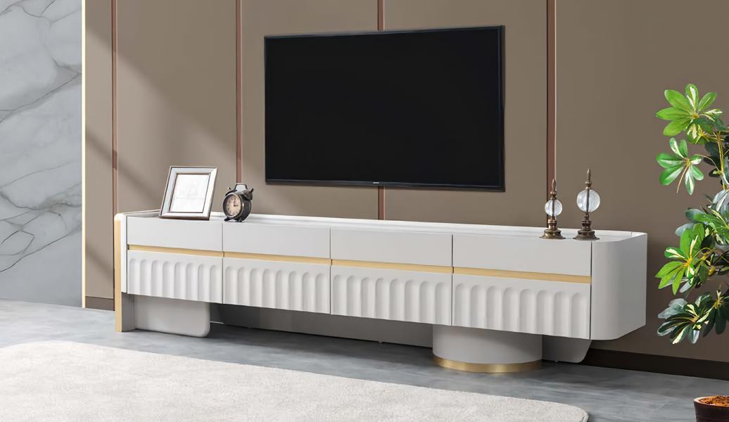 Fernseher Schrank TV Wand Wohnwand tv Ständer Wohnwände Sideboard Wohnzimmer