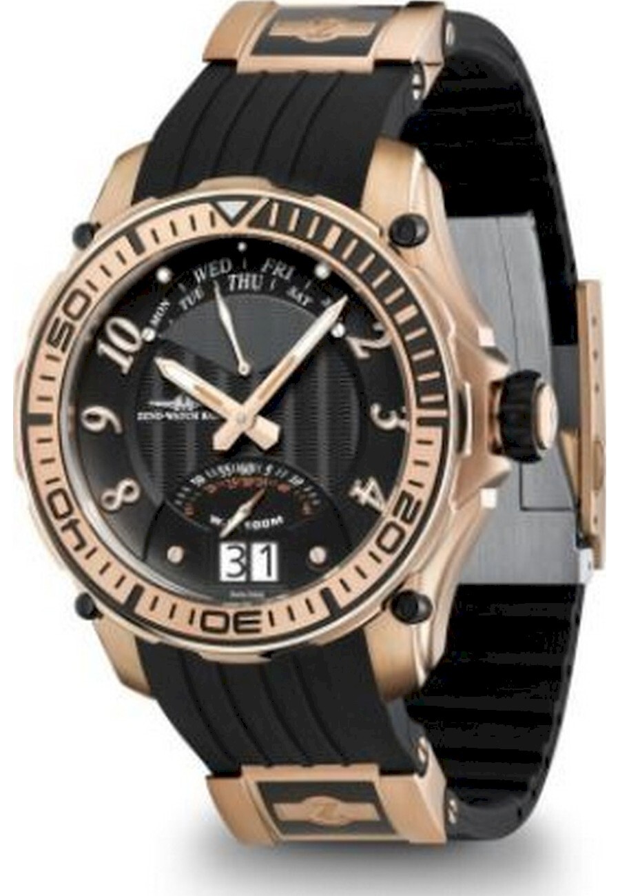 Zeno-Watch - Náramkové hodinky - Pánske - Chrono - Neptune 1 Retrograde - 4536Q-Prg-h1