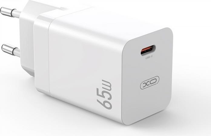 XO Wandladegert Handyladegert 65W GaN Quick Charger Schnellladegert Wei ohne Kabel B-4965