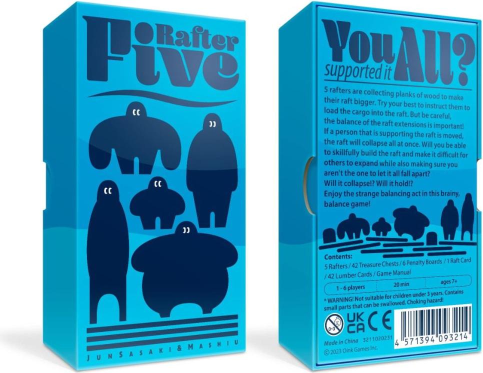 Oink Games Spiel Direkt Rafter Five Gleichgewichtsspiel – Floßbau und Gleichgewicht halten (Englische Version) OIN93122