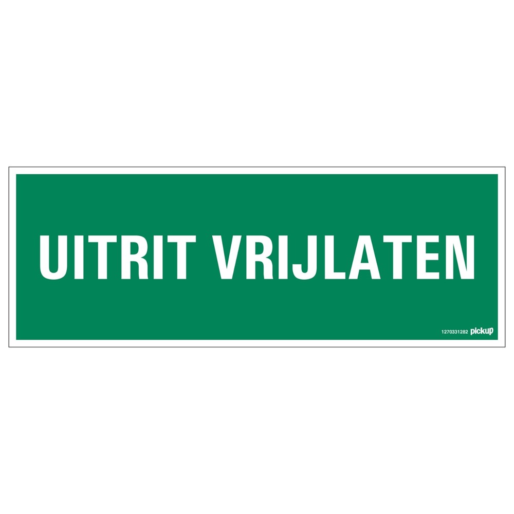 Pickup-Schild 33x12cm Ausfahrthöhe 1270331282