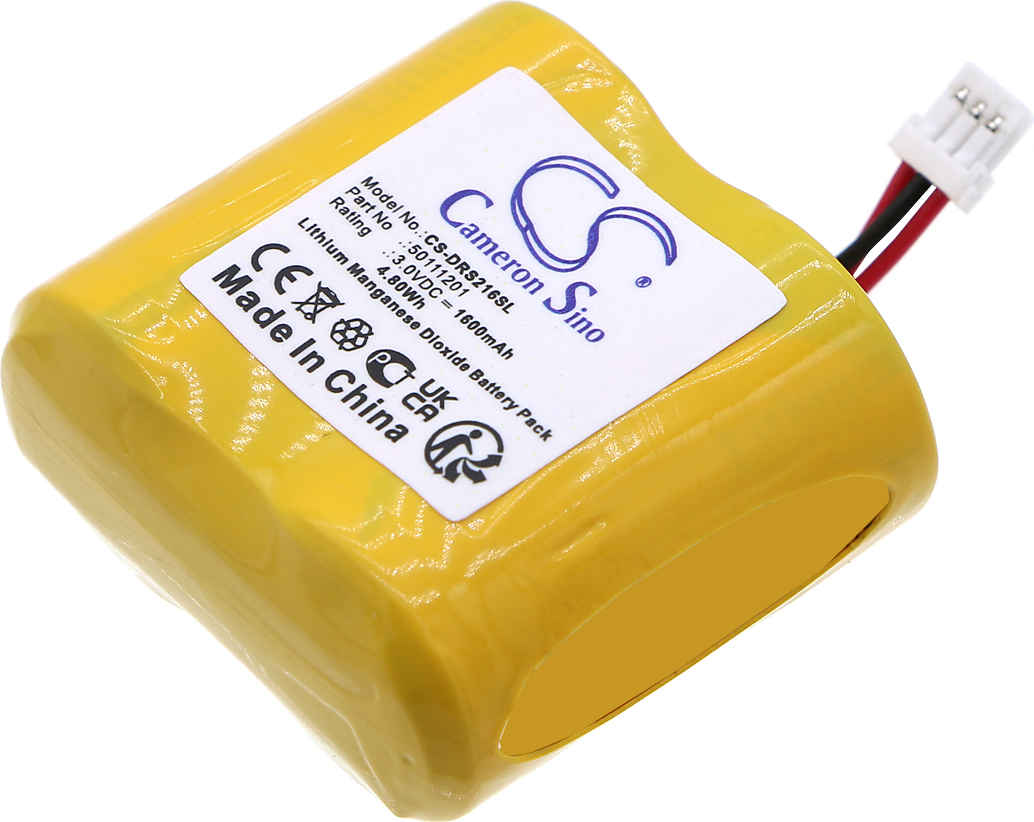 TECHTEK Akku Kompatibel mit [Dorma] DOM ELS Pro, ELS Guardian, ELS Guardian S, ELS Pro, ENiQ, ENiQ Guardian, ENiQ Guardian S, ENIQ Pro, Guardian, Hal