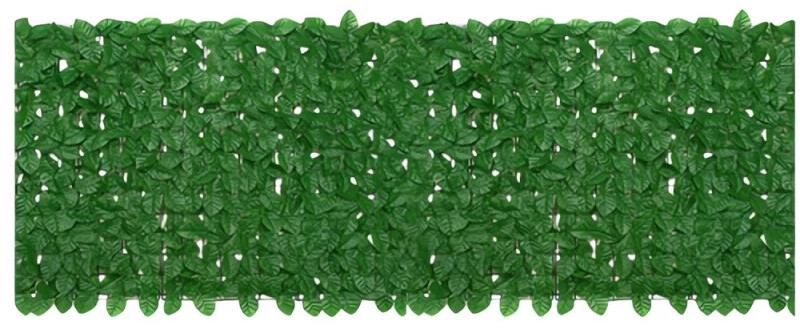 Gardlov 25343 Balkon-Blumenwand mit dunkelgrünen Blättern, 300 x 100 cm