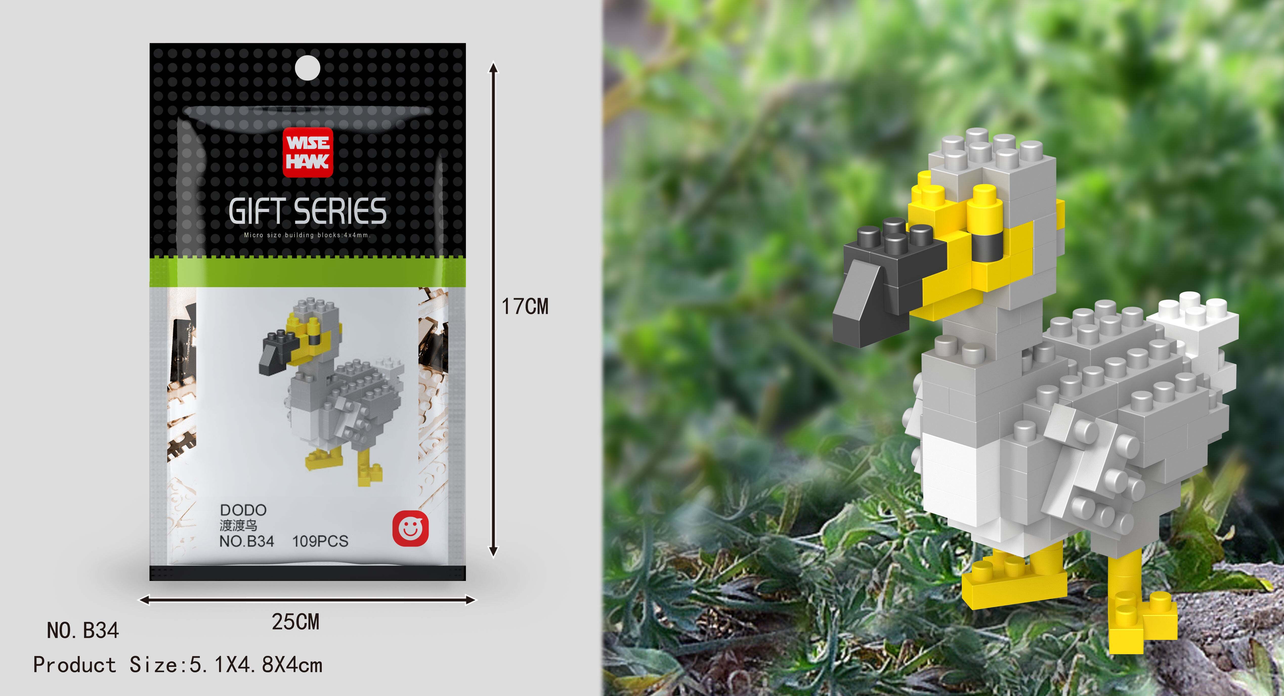 Stavebnice Dodo model LNO Micro-Bricks