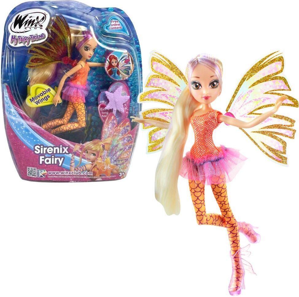 Witty Toys Stella | Sirenix Fairy Puppe | Winx Club | Fee 28 cm | My Fairy Friend