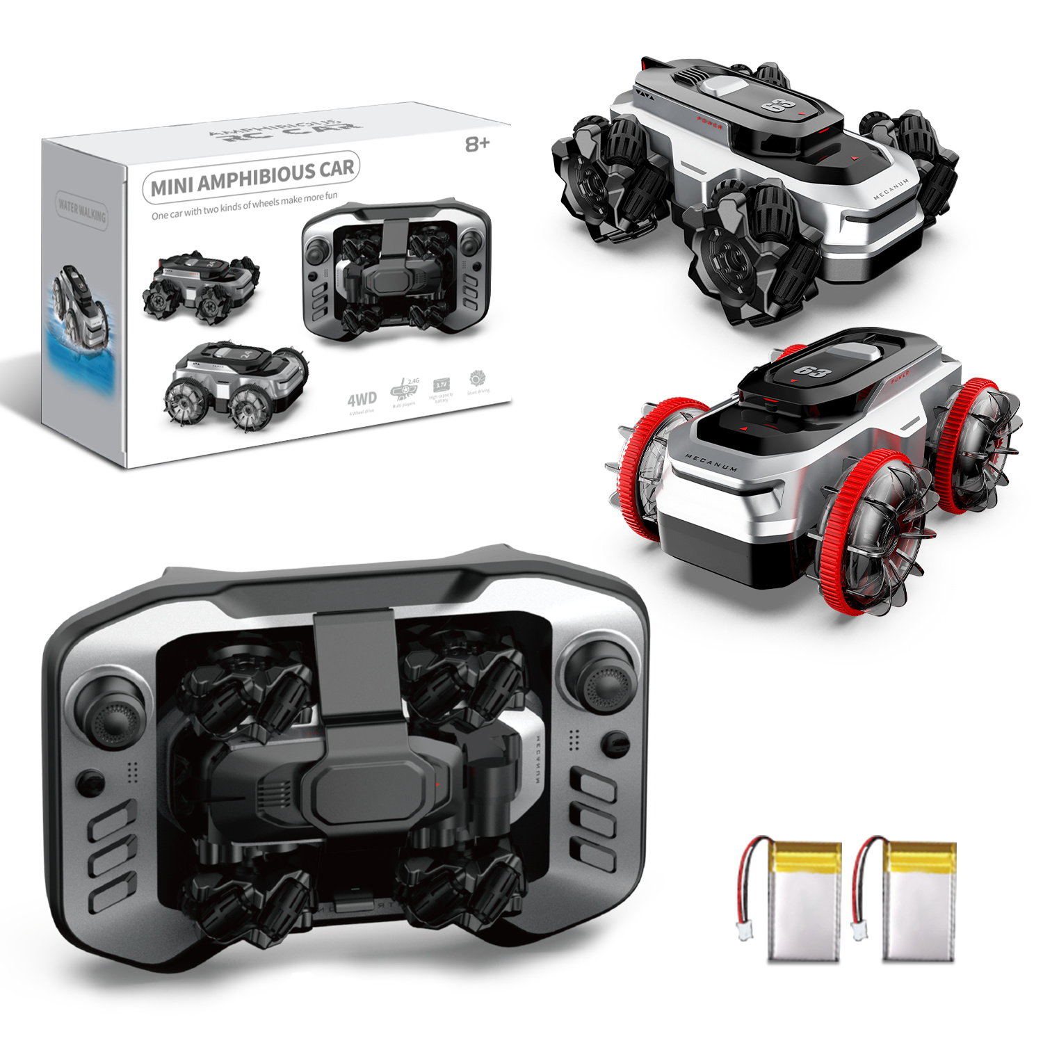 ESUN RC-Auto Amphibienfahrzeug Ferngesteuertes Auto Mini RC Auto Car Pool Spielzeug