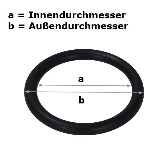 Gino Gelati Ringdichtung P für Softeismaschinen a= 19mm b= 23mm Ringdichtung-P