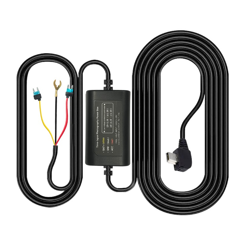 AZDOME Hardware-Kit MiniUSB-Kit für die Stromversorgung von Kameras im Parkmodus