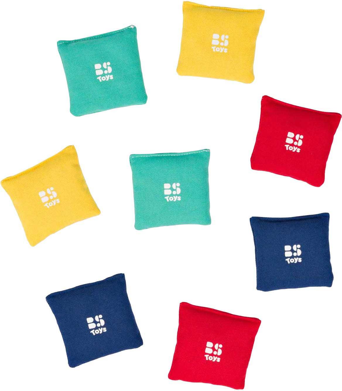 BS Toys Sandsäckchen-Spiel, Bohnensack-Spiel, Stoff, Einfarbig, Junge/Mädchen, 3 Jahr(e), Achtung. Nicht für Kinder unter 36 Monaten geeignet. Kleine Teile. Erstickungsgefahr. GA526