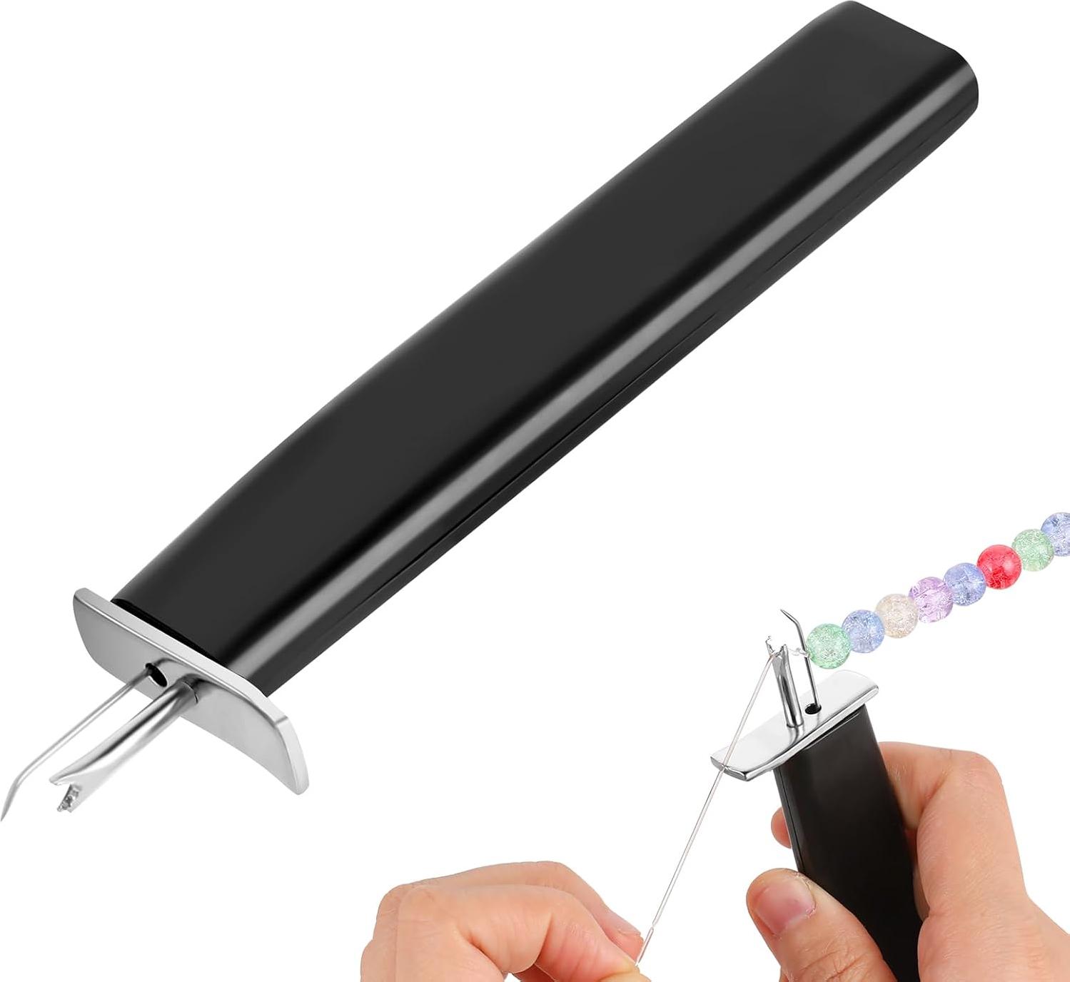 snq Perlen Knoten Werkzeug, Perlenweberei Werkzeug, Praktisch Schnelles Knoten Werkzeug f¹r die Schmuckherstellung Bead Knitting Tool f¹r Auff?deln Von Perlen DIY-Schmuck Machen Sicherheitsknoten YT-READ-03169