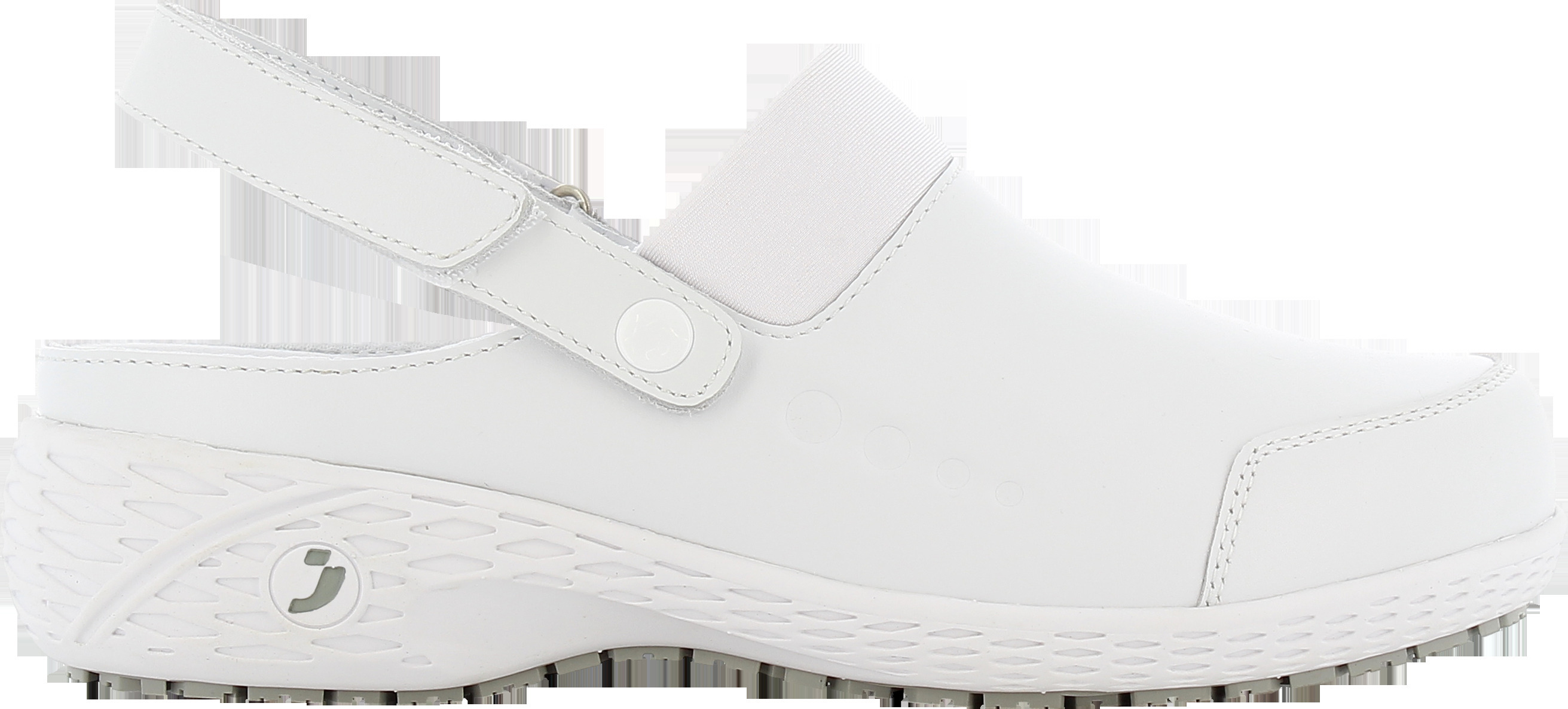Safety Jogger SHEILA, Clog mit Klettverschluss, Berufsschuh, weiß, Gr. 41, z. B.für Pflegeberufe