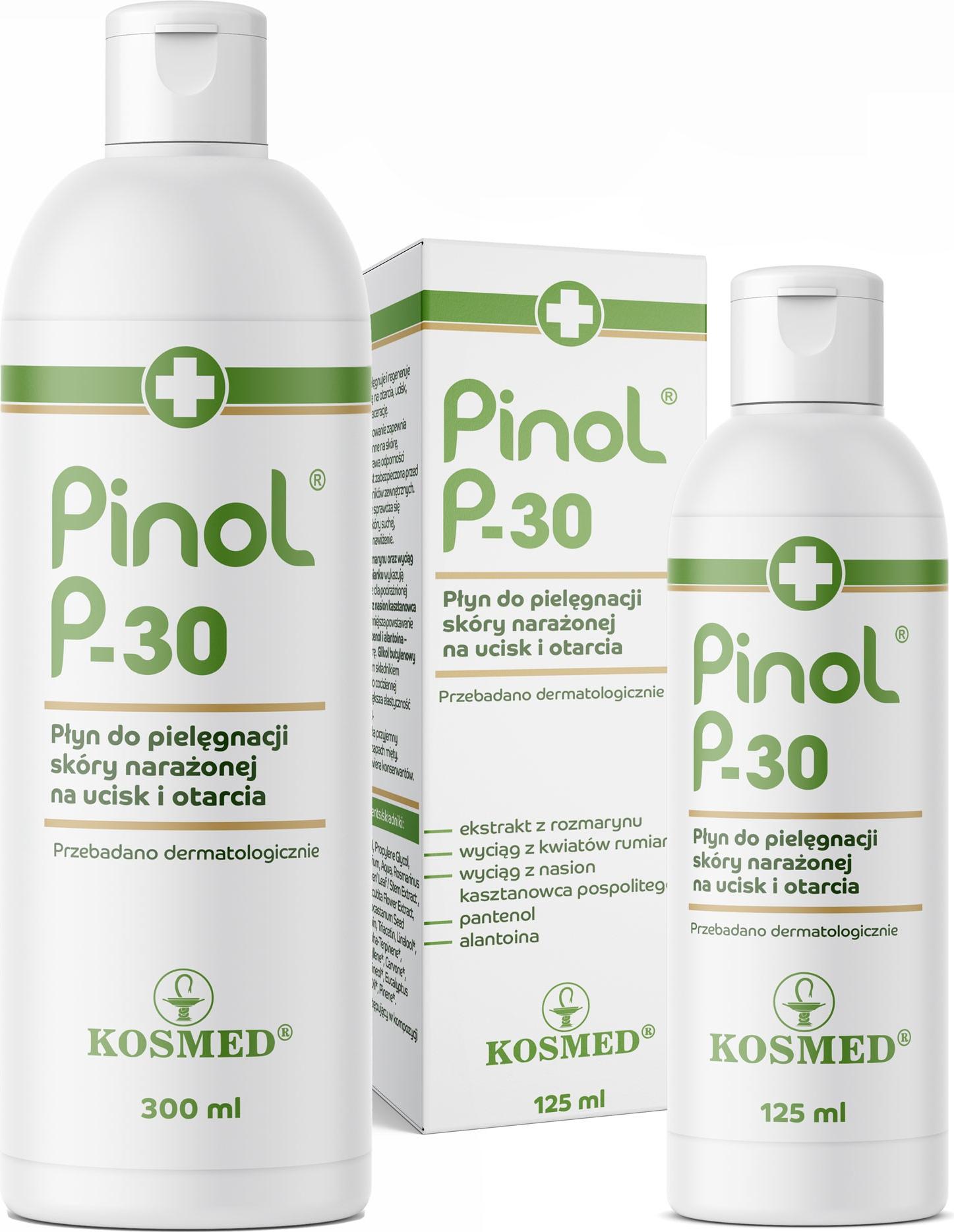 KOSMED Pinol P-30 Flüssigkeit zur Pflege von druck- und abriebbelasteter Haut, 300 ml