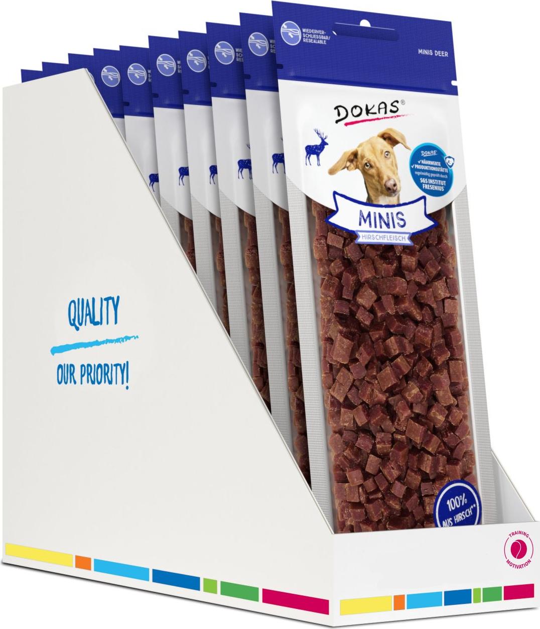 DOKAS - Minis Hirschfleisch 10er Pack (10 x 60g) 205460