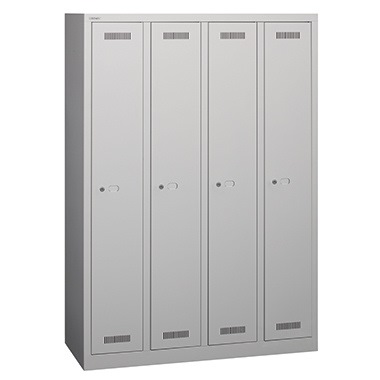 BISLEY Kleiderspind MonoBloc Maße: 118,3 x 170 x 50 cm (B x H x T) Anzahl der Abteile: 4 Abteile ML11Q1645
