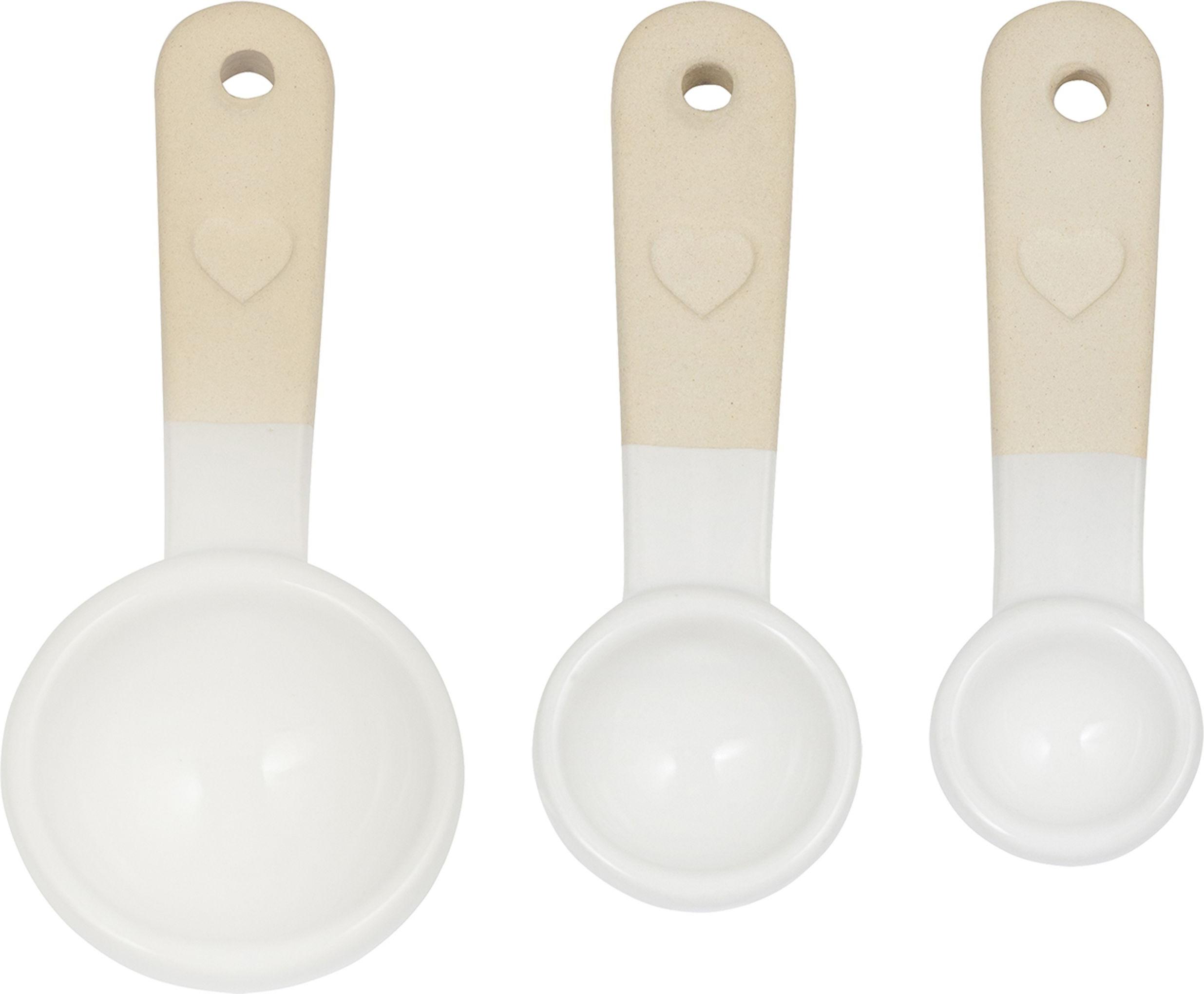 Mason Cash Rustic Charm, Herz Set aus drei Messlöffeln 2002.287