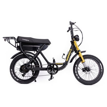 Argento e-Mobility MadMax-S, 10,4 Ah, 36 V, 6 h, 30 kg, 1720 mm, Hliník