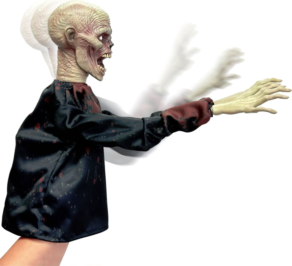 Horror-Shop Horror Reachers Zombie Handpuppe zum Greifen 33cm 56524