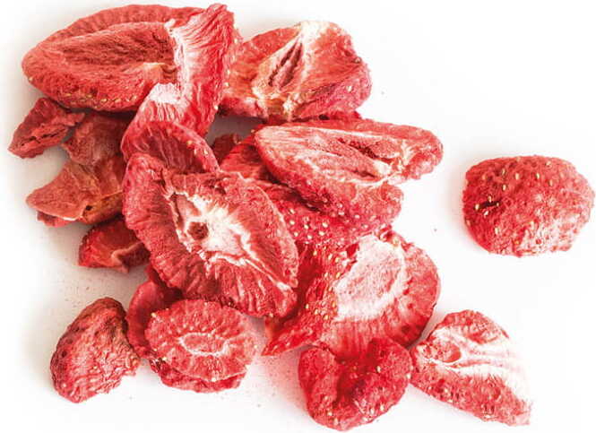 TiVo Ganze gefriergetrocknete Erdbeeren 20g - Knackiger Fruchtgenuss, gesund und nahrhaft Gefriergetrocknete Erdbeeren 20g - Hochwertige, knackige Früchte für gesunden Snack