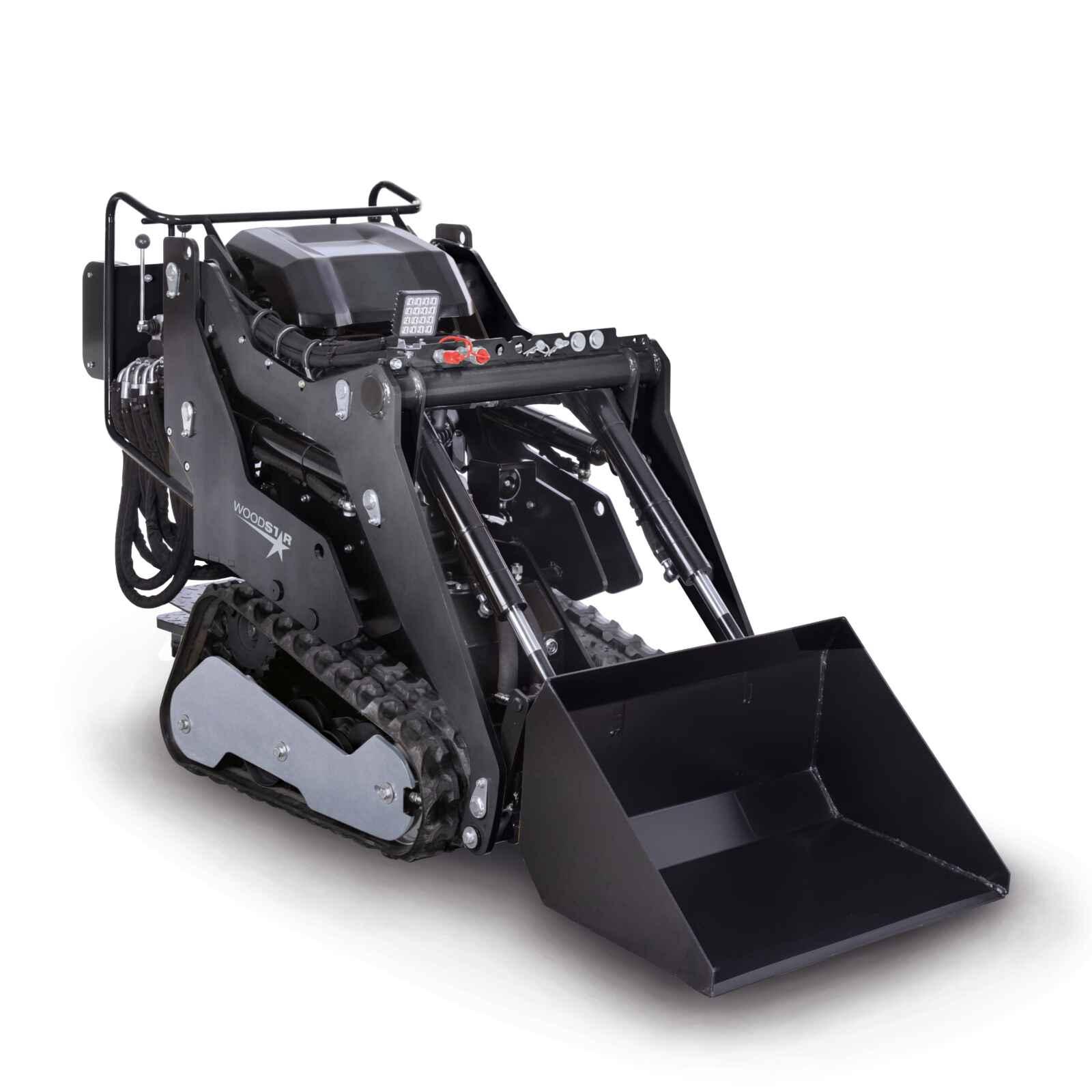 Scheppach Woodster Kompaktlader MSK800 - 8,5PS | 200kg Ladekapazität | max. 2,3km/h | E-Start | 74cm Spurbreite | max. 25° Steigung | Bagger inkl. 80L Schaufel 39154019933