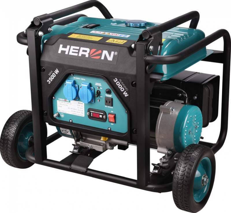 HERON 8896140 Benzínový generátor 7,4 hp/3,5 kW
