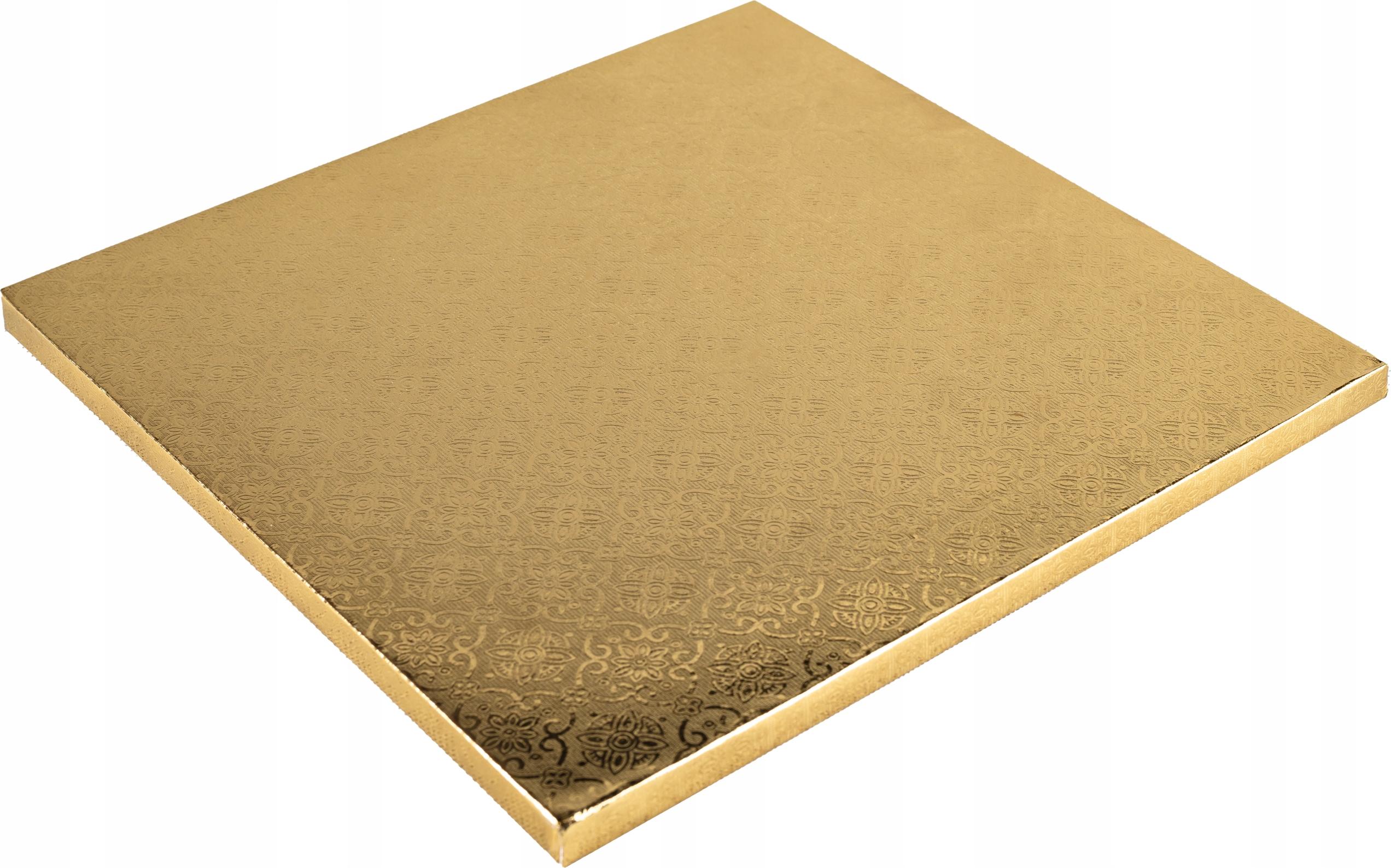 Papyrus Rechteckiger goldener Tortenboden 25x25cm