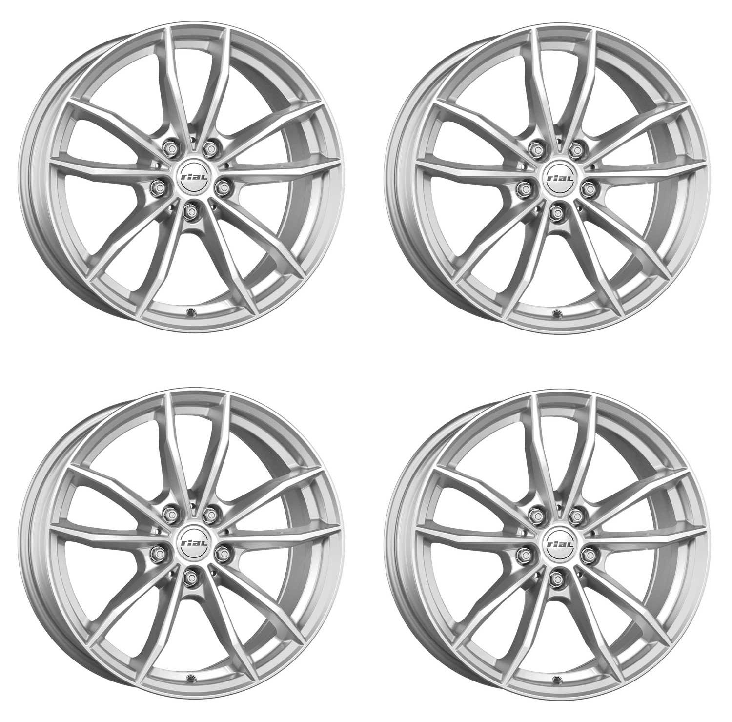 4 Rial Felgen X12 8.0x19 ET45 5x112 SIL für SEAT Altea Ateca Cupra Ateca Cupra Cupra Born Leon 4-X12-80945V21-0