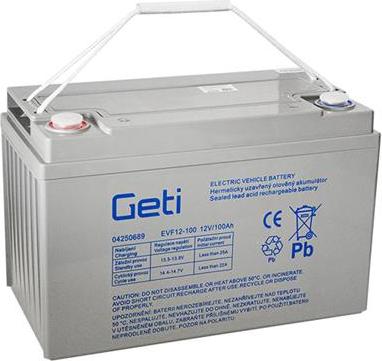 GETI-Blei-Säure-Batterie 12 V, 100 Ah für Elektromotoren