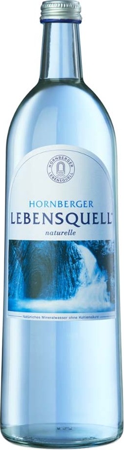 Hornberger Lebensquell Mineralwasser - naturelle 1,0l inkl. 25 Cent Pfand