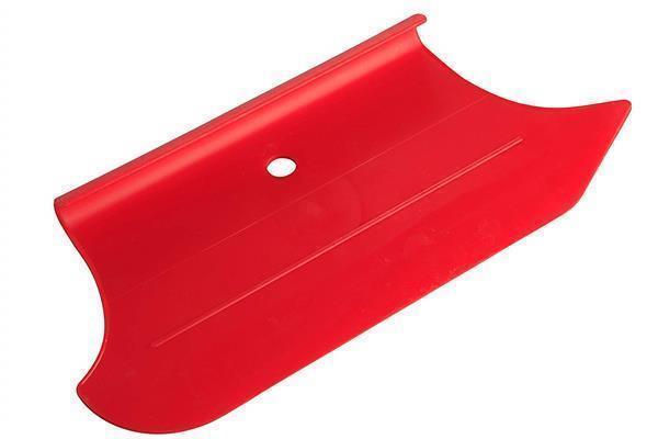 varivendo Tapetenandrückspachtel rot 280mm aus Kunststoff für empfindliche Tapeten, Vertiefungen, Winkel und Schattenfugen 2495