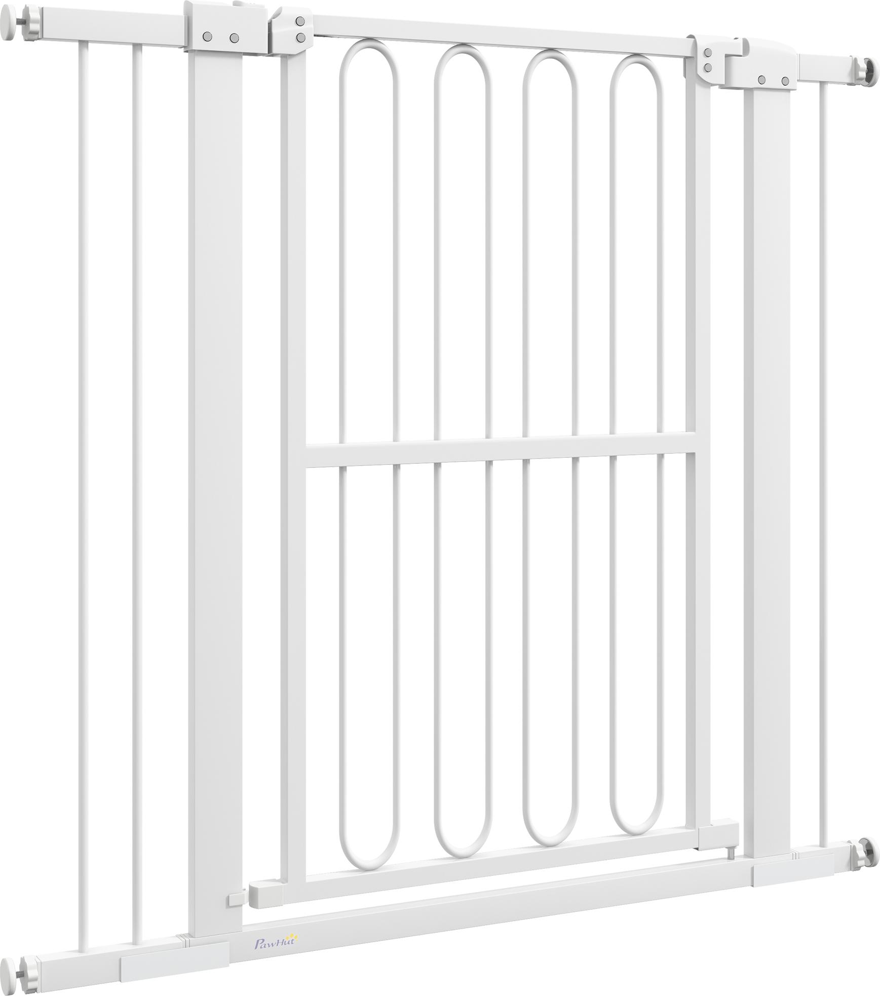 Welikera Türschutzgitter Hund, 76-104 cm Absperrgitter ohne Bohren, Treppengitter KAUF-INTT-D06-239V01WT-004