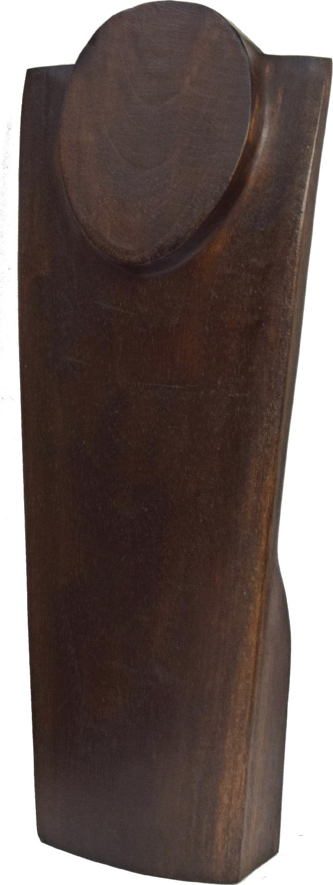 Simandra Kettendisplay aus Suarholz – Handgefertigter Schmuckständer, schlicht & edel : Dunkelbraun Farbe: Dunkelbraun