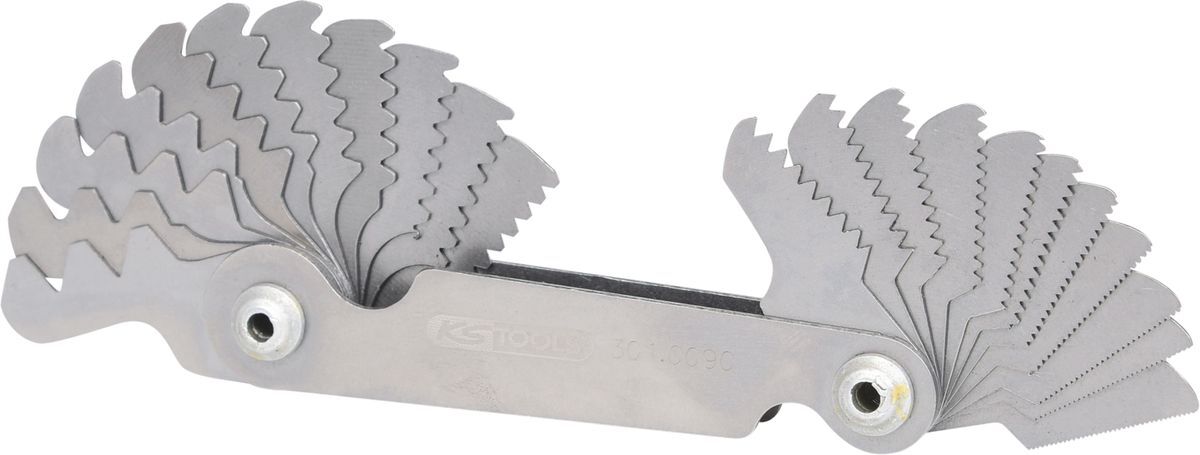 KS Tools Gewindelehre, Zollmaße, 22-tlg 301.0090