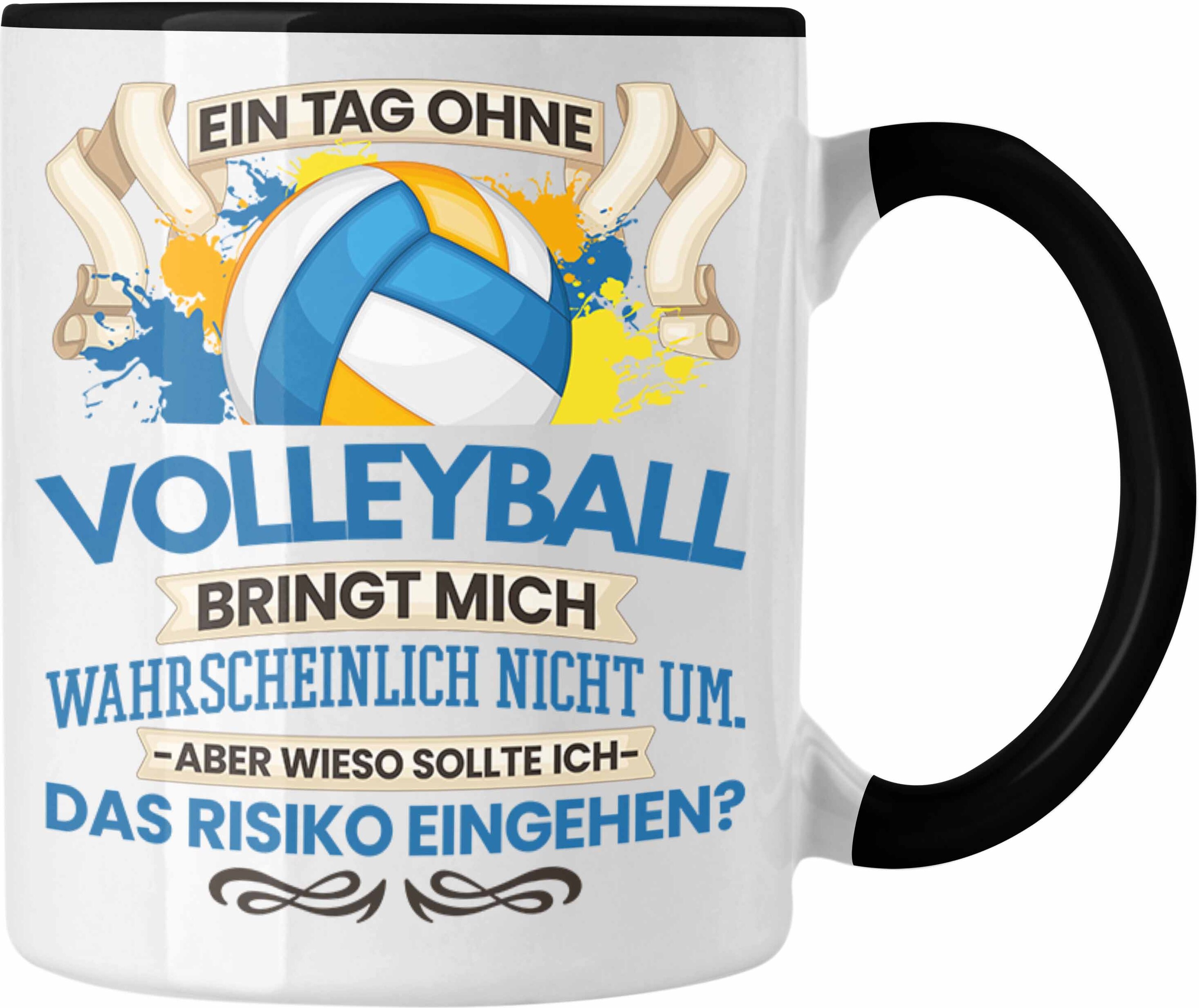 Huuraa Turnbeutel Volleyball - 12 Liter Baumwoll Rucksack Mit Schriftzug