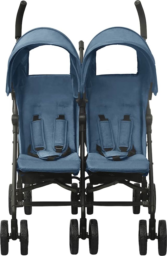 vidaXL Geschwisterwagen Marineblau Stahl 10238