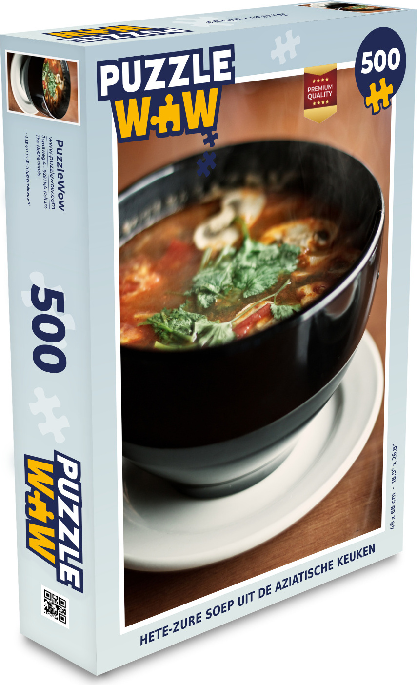 MuchoWow® Puzzle 500 Teile Scharf-saure Suppe aus der asiatischen Küche - Denken - Spiel - Toy 137|51127708