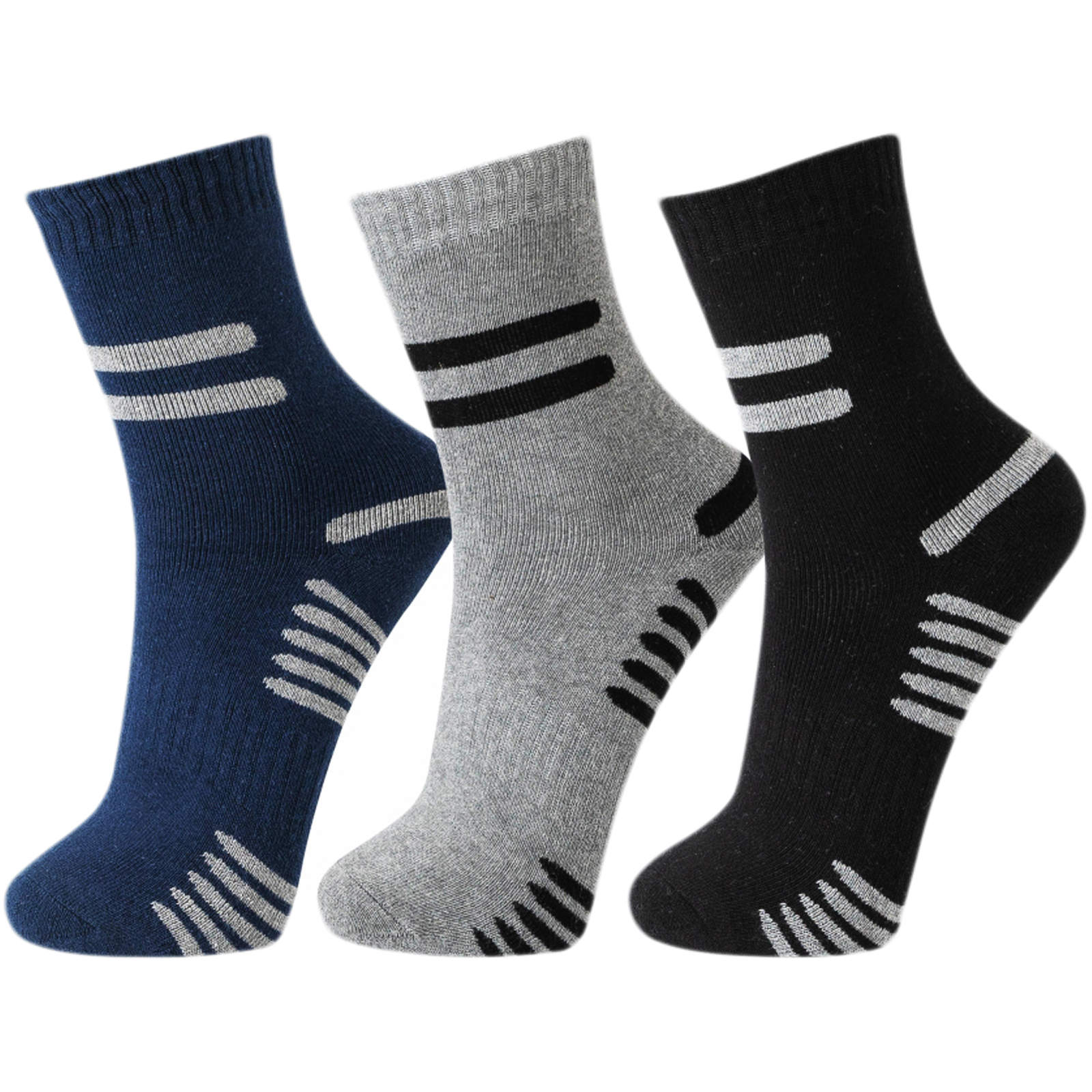 45 Paar Socken Sport Tennissocken Arbeit Freizeit-Norweger-Socken Herren 43-46 