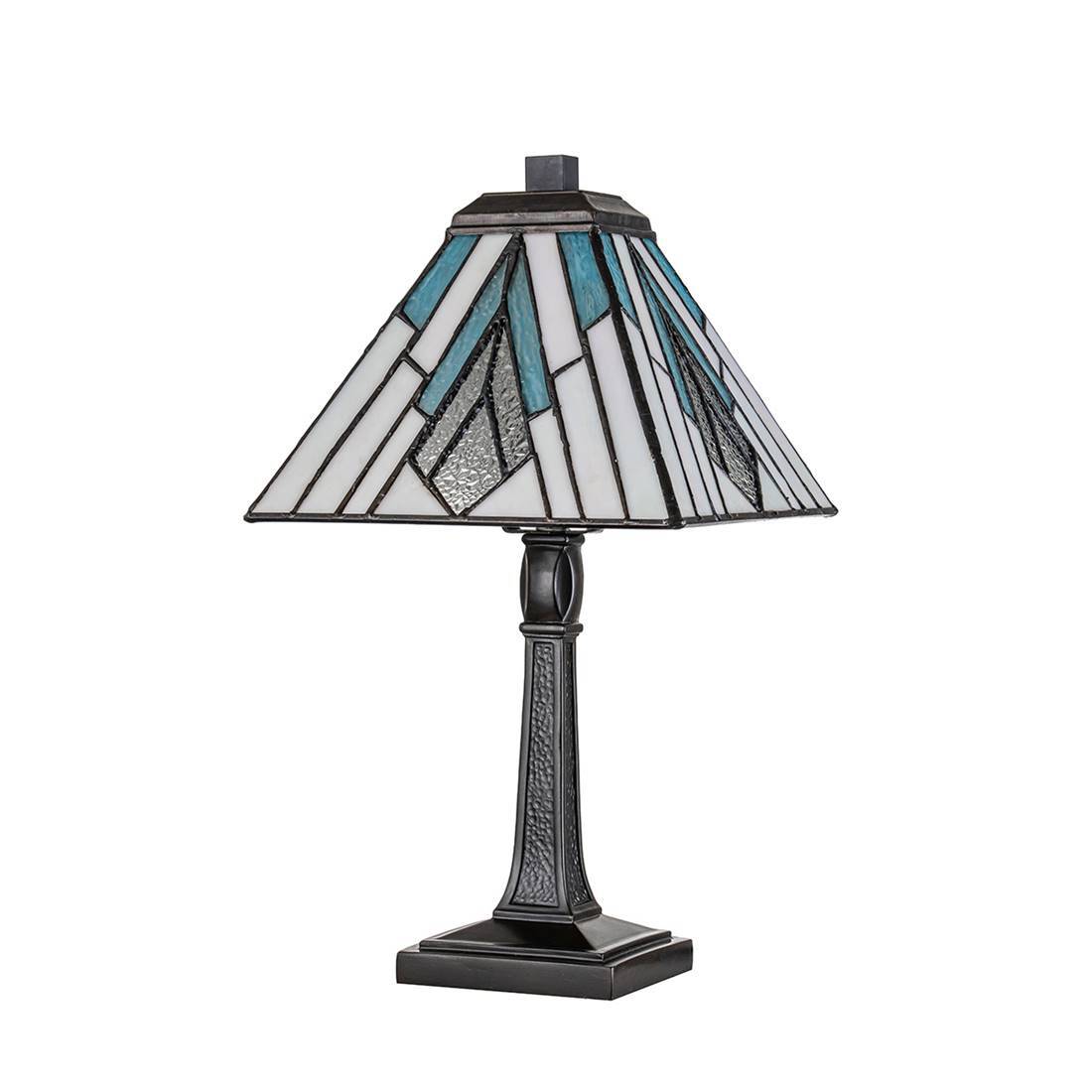 Elstead Lighting Elstead Alderley Tischlampe E14 Vintage-Bronze Tiffanyglas TF-ALDERLEY-TL-M