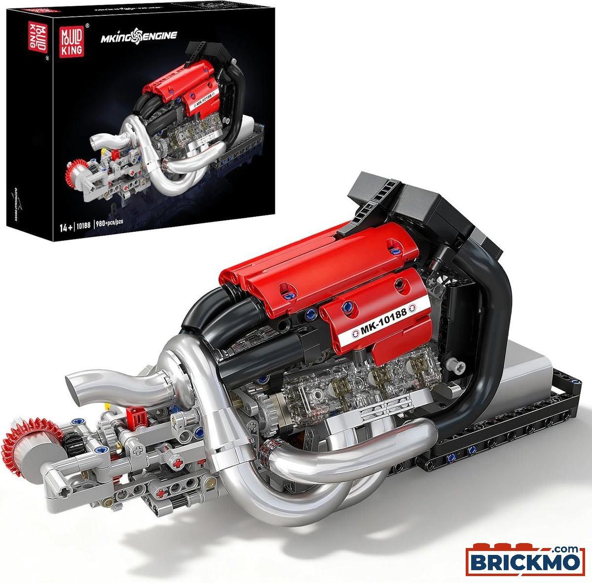 Mould King Motorisierter STR13 V6 Motor 10188
