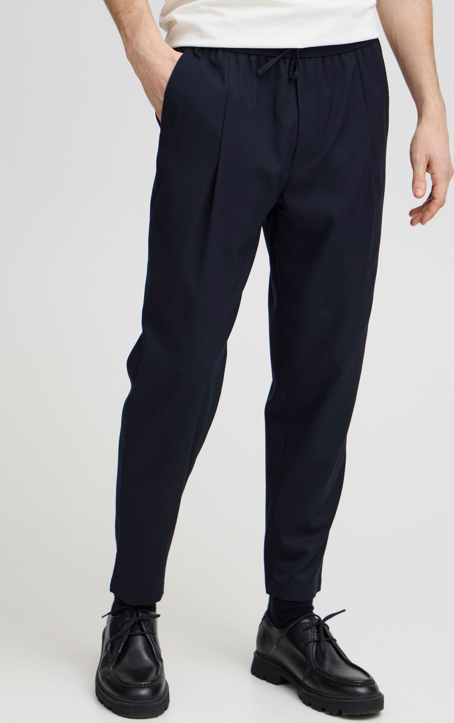 Casual Friday CFHaakan Herren Stoffhose Hose mit Eingrifftaschen Kordelzug Relaxed fit