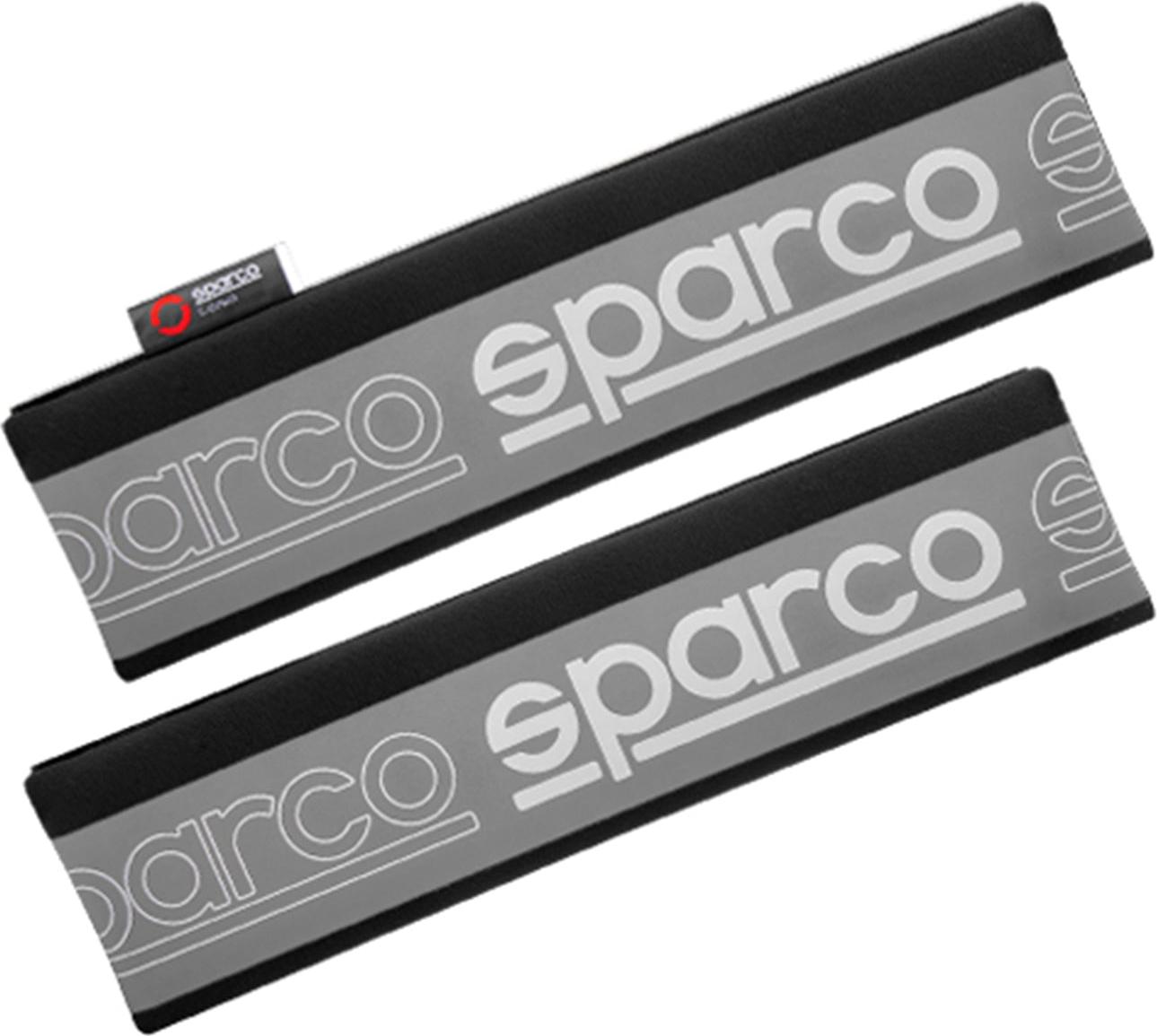 SPARCO Gurtschoner Gurtpolster Sicherheitsgurt Auto Gurtschutz Grau 2x SPC1208GR