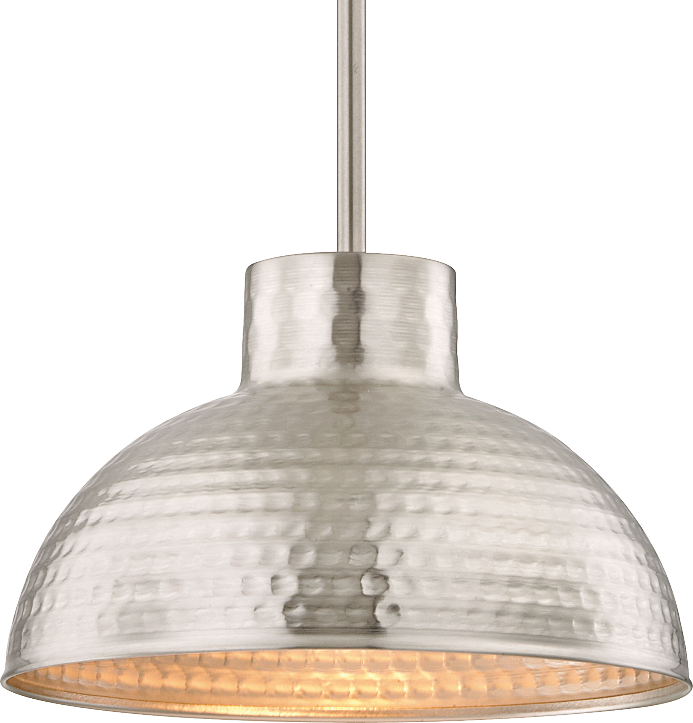 Westinghouse Pendelleuchte Nickel und Opalmilchglas mit dimmbarer LED