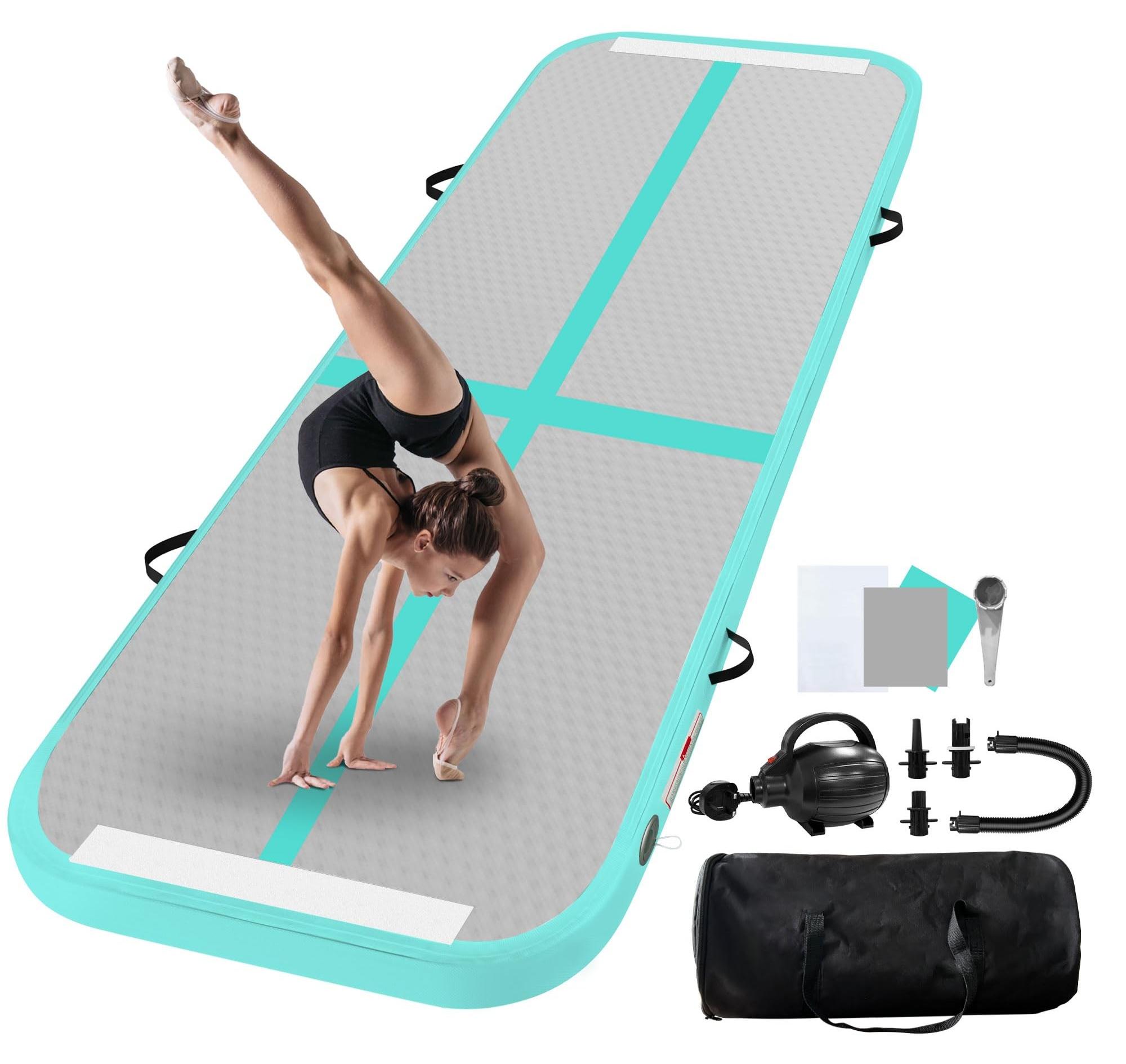 Merkloos Aufblasbare Turnmatte für Yoga und Tanz