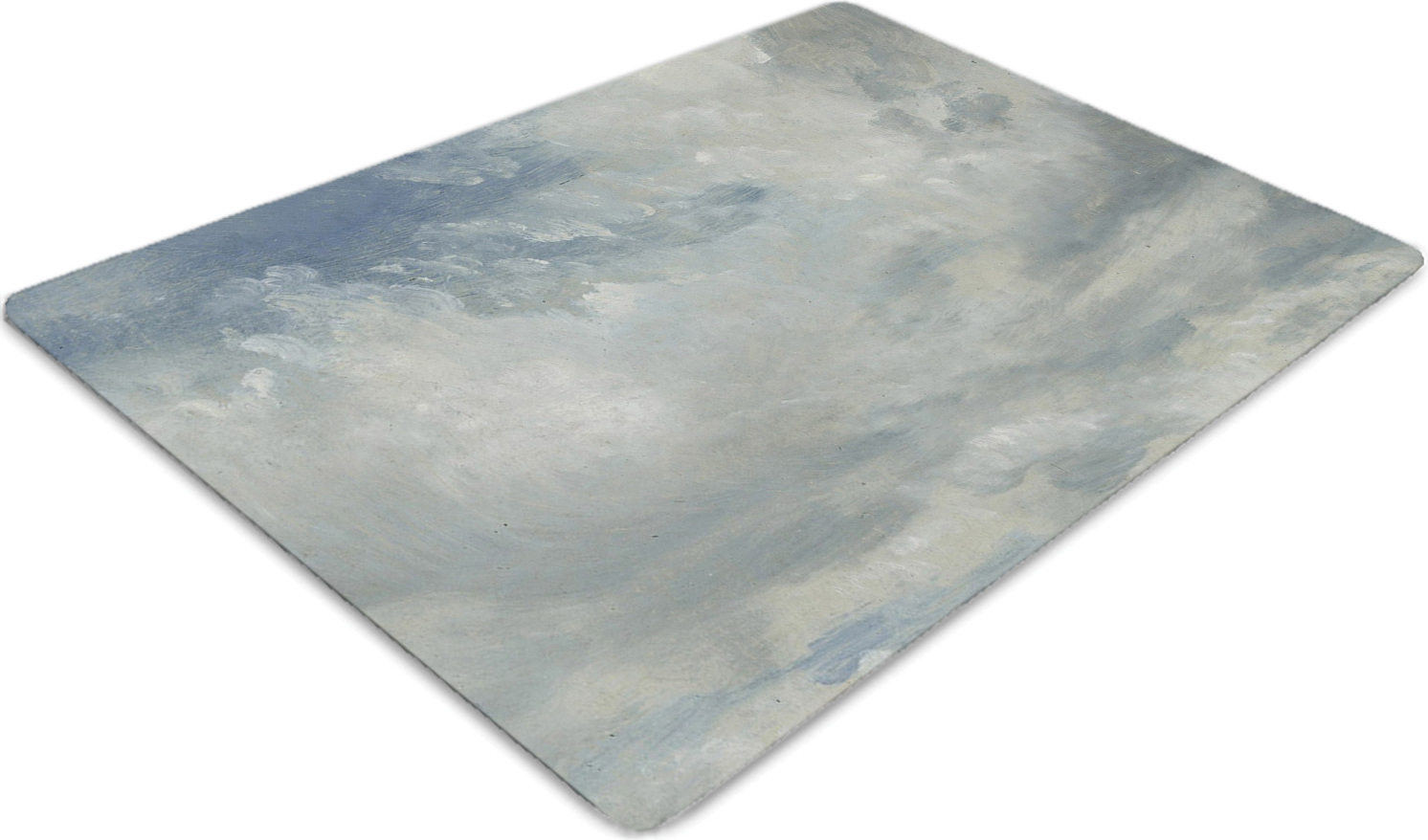 Podlahová ochranná podložka - Ochranná podložka pod stoličku - Podlahová podložka - 100x70 cm - Modré mraky