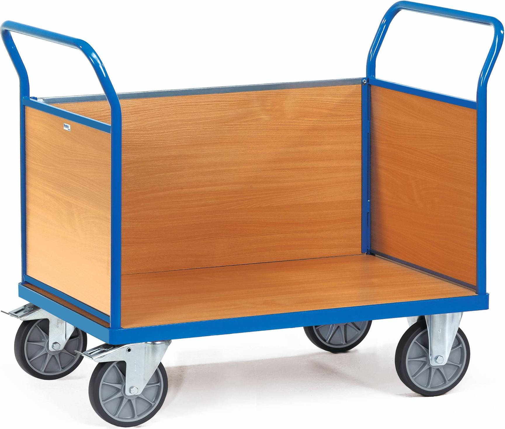 fetra Dreiwandwagen, Ladefläche 850 x 500 mm, Nettogewicht 36 kg 2530