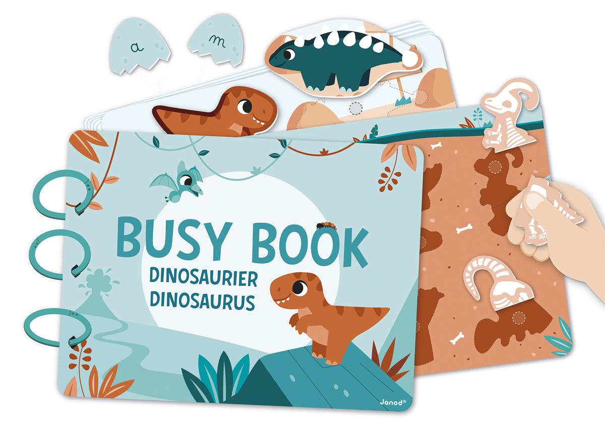 Janod Dino - Aktivitätsbuch für Kinder Niederländisch/Deutsch 5818