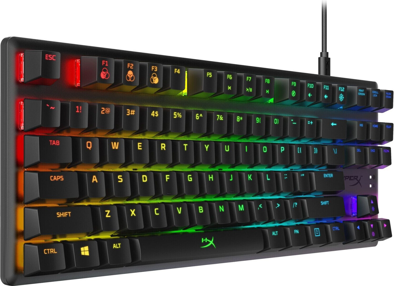 HyperX Alloy Origins Core - Blue Switches (US) HyperX Alloy Origins Core  mechanische TKL-Gaming-Tastatur